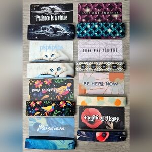ZOX BUNDLE OF 8 NEW MEDIUM COLLECTIBLE WRISTBANDS